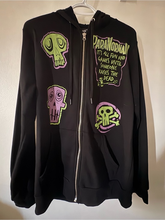 Hot Topic Other - LAIKA ParaNorman Glow-in-the-Dark Full-Zip Hoodie